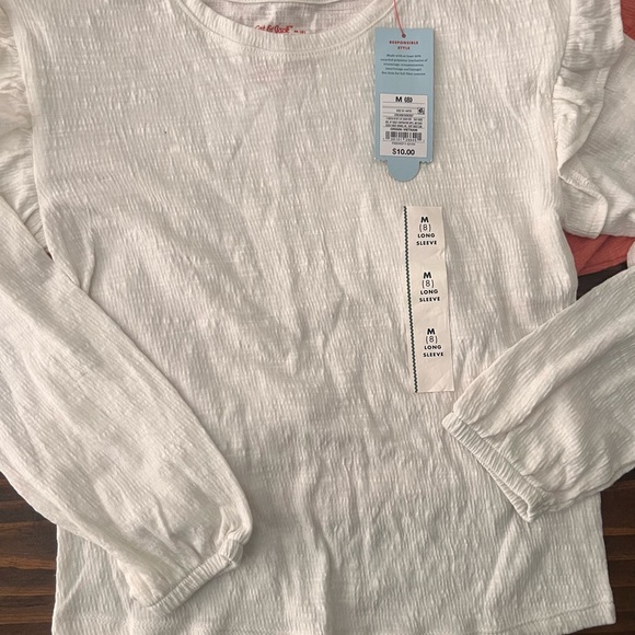 Cat & Jack NEW Long Sleeve Girls Top Bundle - Picture 3 of 4